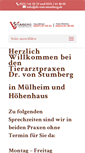 Mobile Screenshot of dr-von-stumberg.de