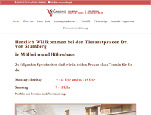 Tablet Screenshot of dr-von-stumberg.de